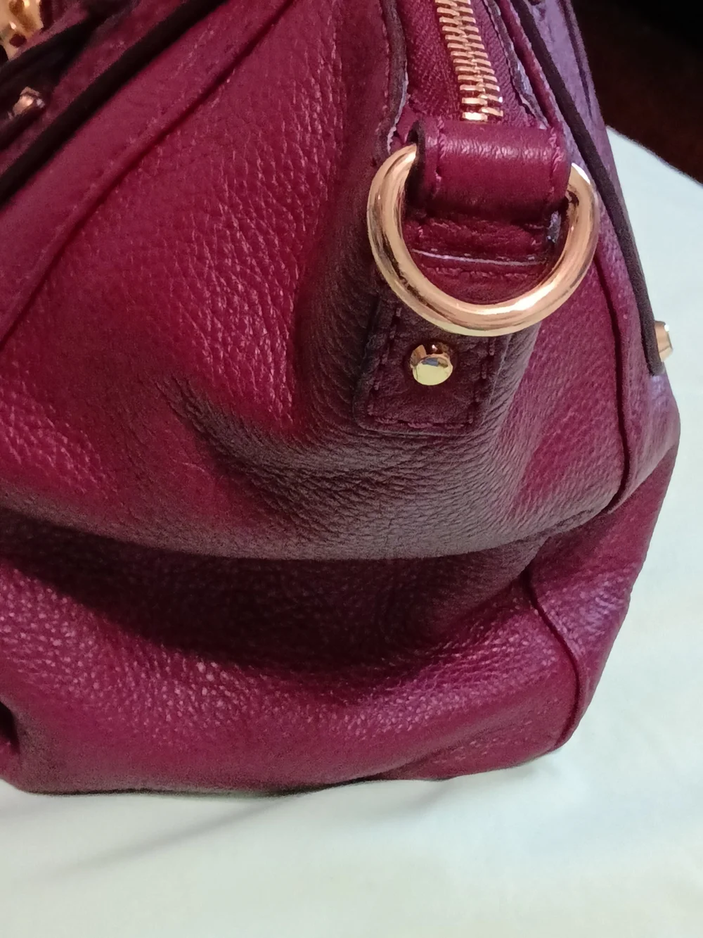 Michael Kors Gilmore Women's Burgundy Leather Tote Bag